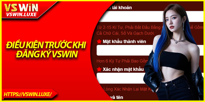 Điều kiện trước khi đăng ký Vswin